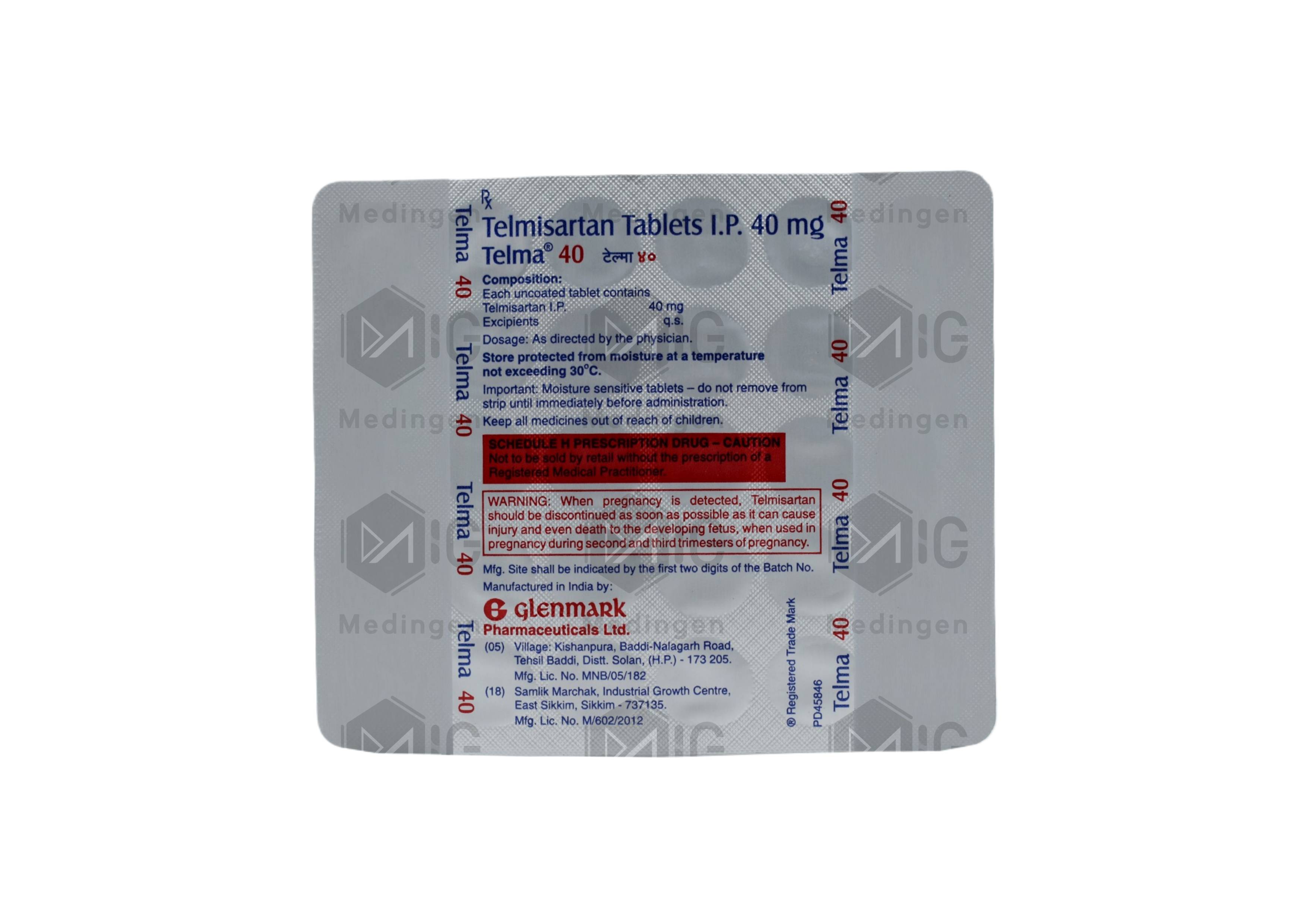 TELMA 40MG